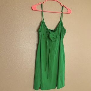Green mini dress for spring/summer